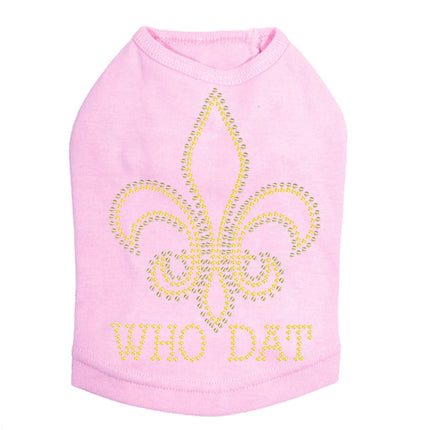 Fleur de Lis - Who Dat Dog Tank