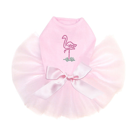 Pink Flamingo in Grass (Small) - Custom Tutu