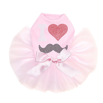 I Love Mustache - Custom Tutu