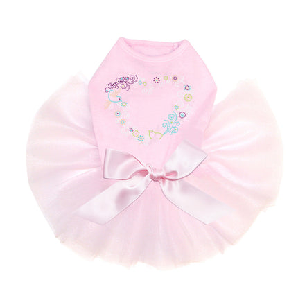 Spring Flower & Bird Heart - Custom Tutu