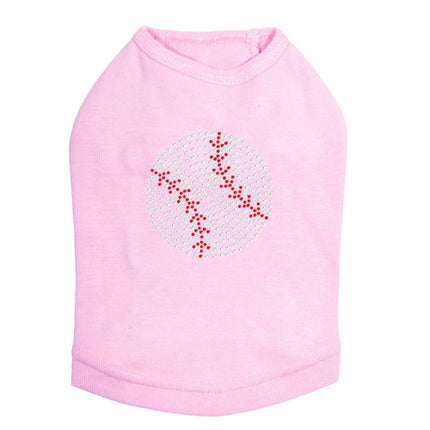 Baseball (Rhinestone) - Dog Tank