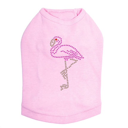 Pink Flamingo (Small) - Dog Tank