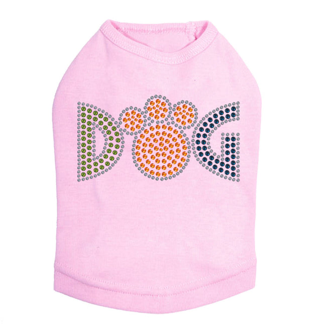 Dog (Rhinestones) - Dog Tank