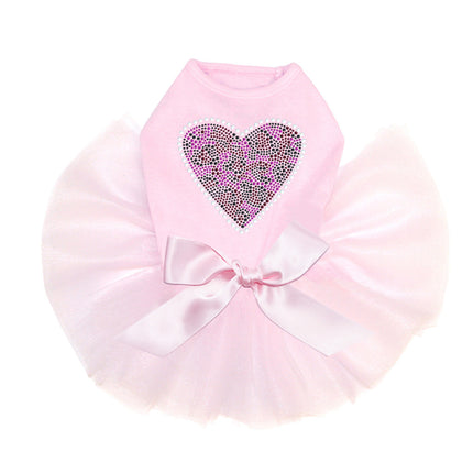 Fuchsia Leopard Heart - Custom Tutu