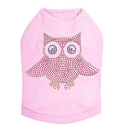 Pink Owl - Dog Tank