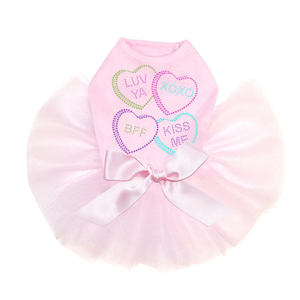 Candy Conversation Hearts 2 - Dog Custom Tutu