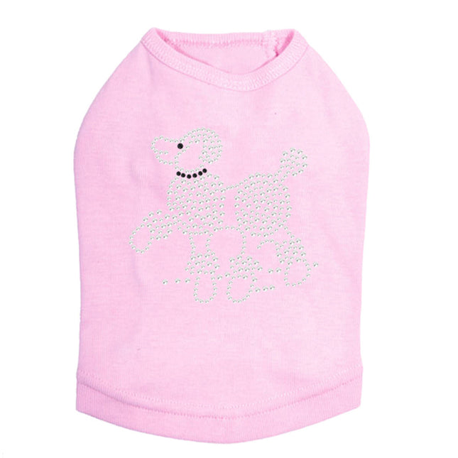 Poodle (Rhinestones) - Dog Tank