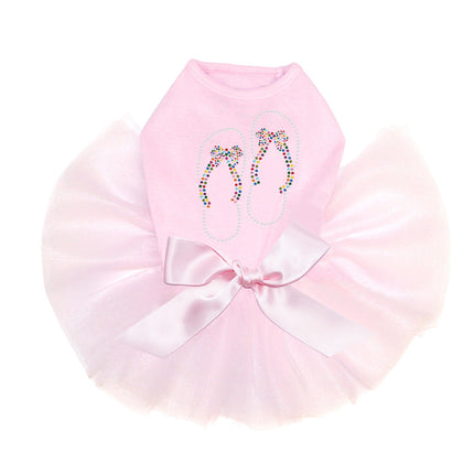 Flip Flops with Bow - Custom Tutu