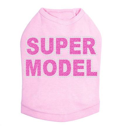 Super Model (Pink)- Dog Tank