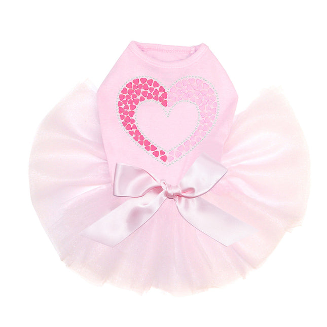 Pink & Light Pink Nailhead Hearts - Dog Custom Tutu