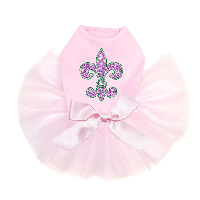 Fleur de Lis Purple & Green - Custom Tutu