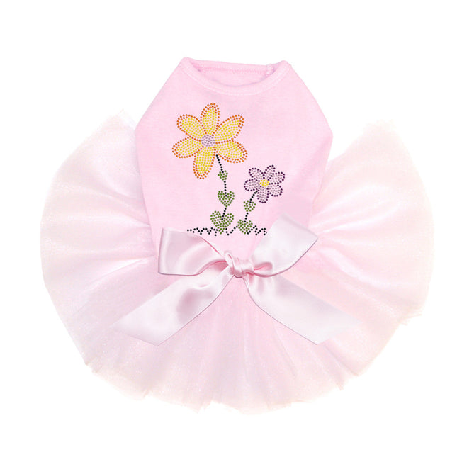 Orange & Purple Flowers - Custom Tutu