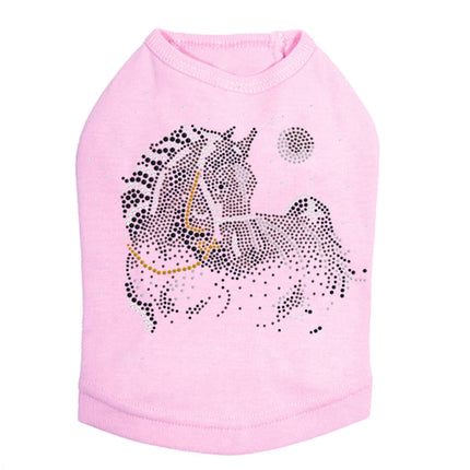 Horse with Stars & Moon - Dog Tank