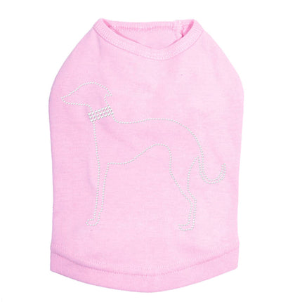 Greyhound Outline - Dog Tank