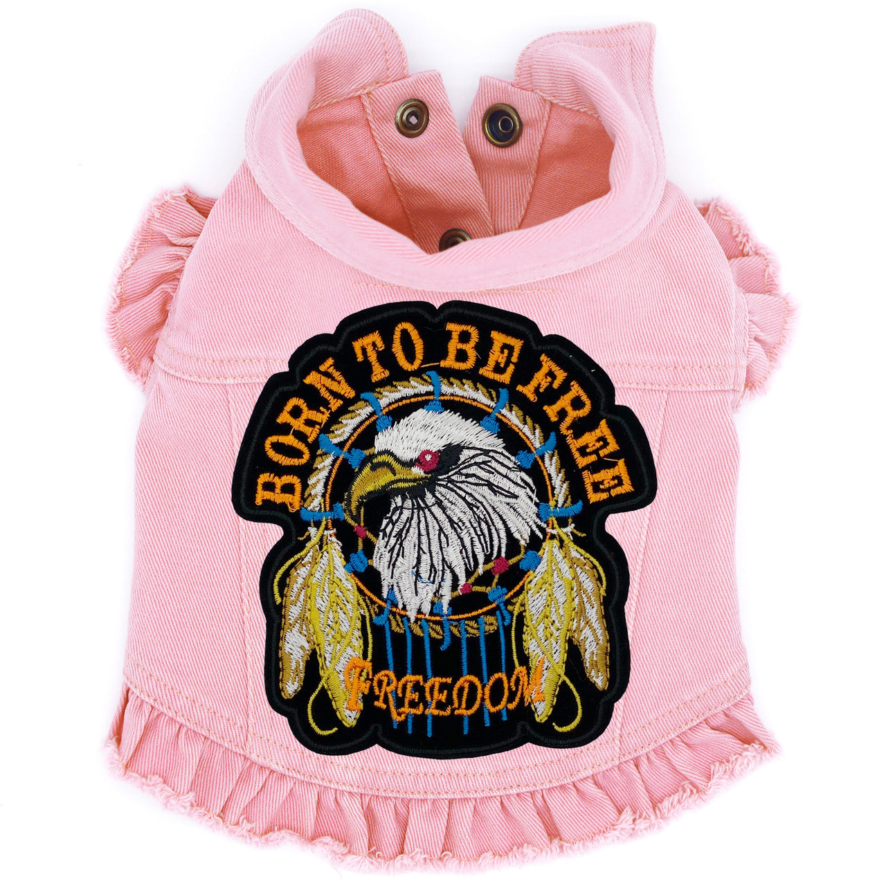 Born to be Free - Denim Dog Jacket