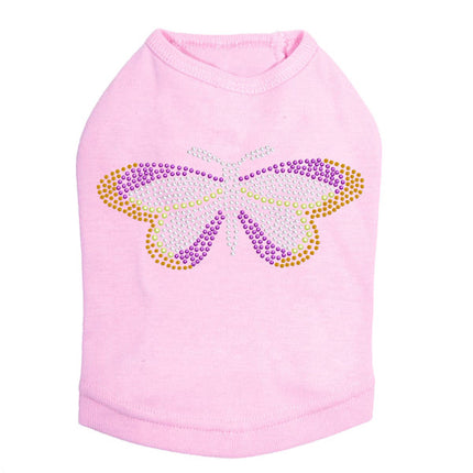 Magenta Butterfly - Dog Tank