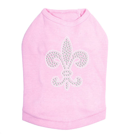 Fleur de Lis (Rhinestone & Rhinestuds) - Dog Tank