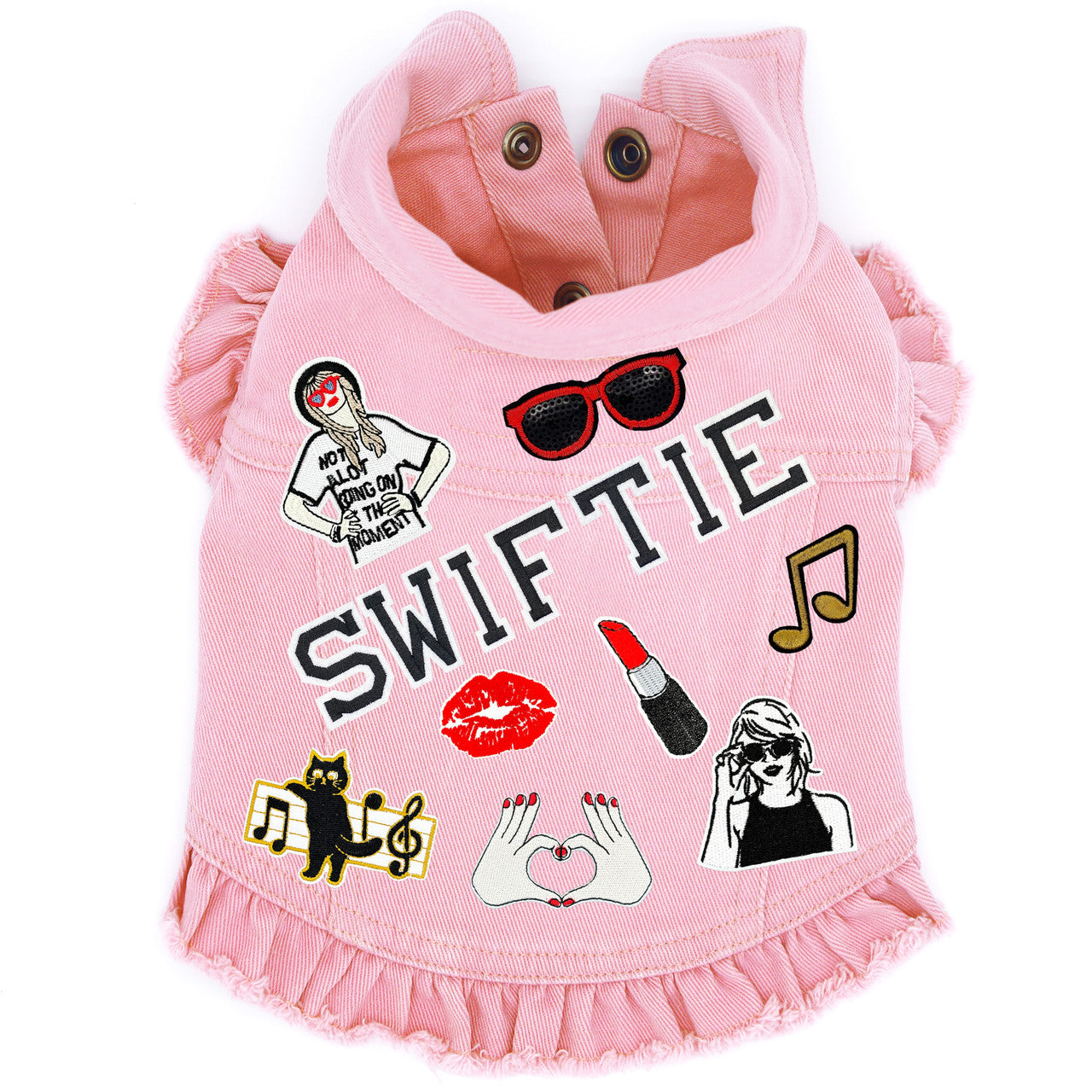 Swiftie Inspired #2 (Large) Denim Dog Jacket