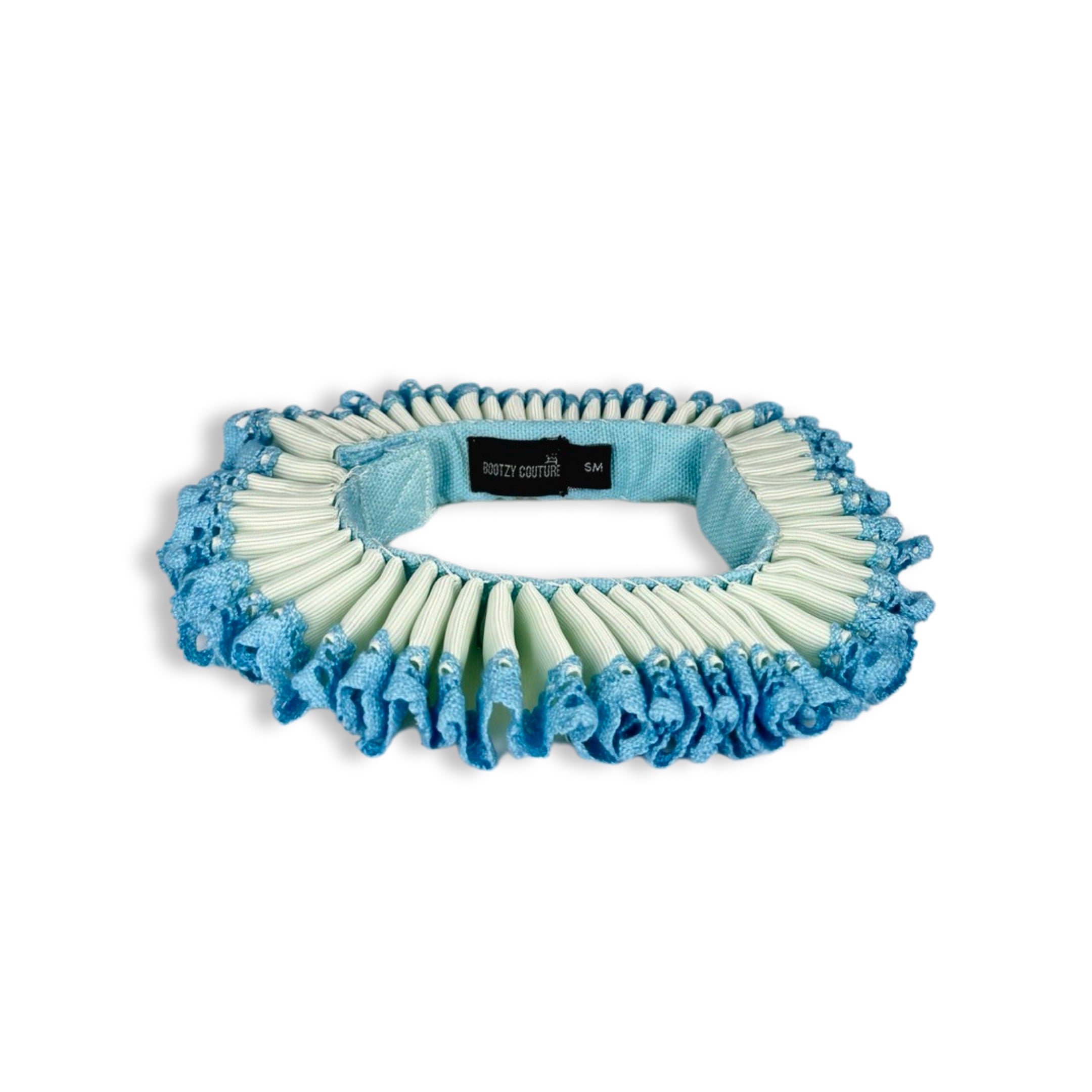 RUFF NECK COLLAR BLUE