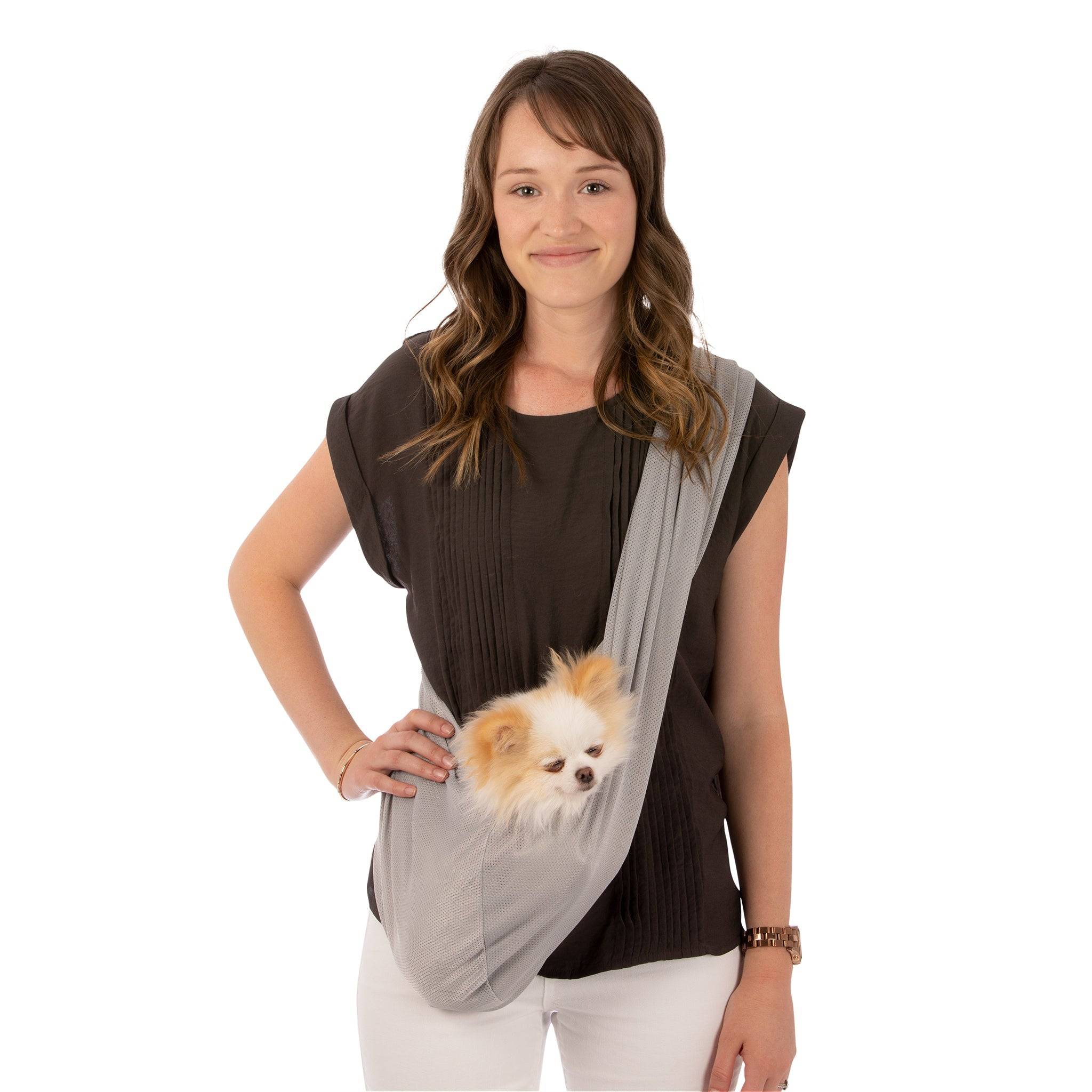 Mesh Sport Sling Carrier Platinum