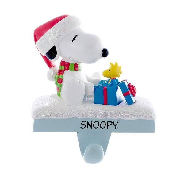 Kurt Adler 4.6-Inch Snoopy and Woodstock Stocking Holder