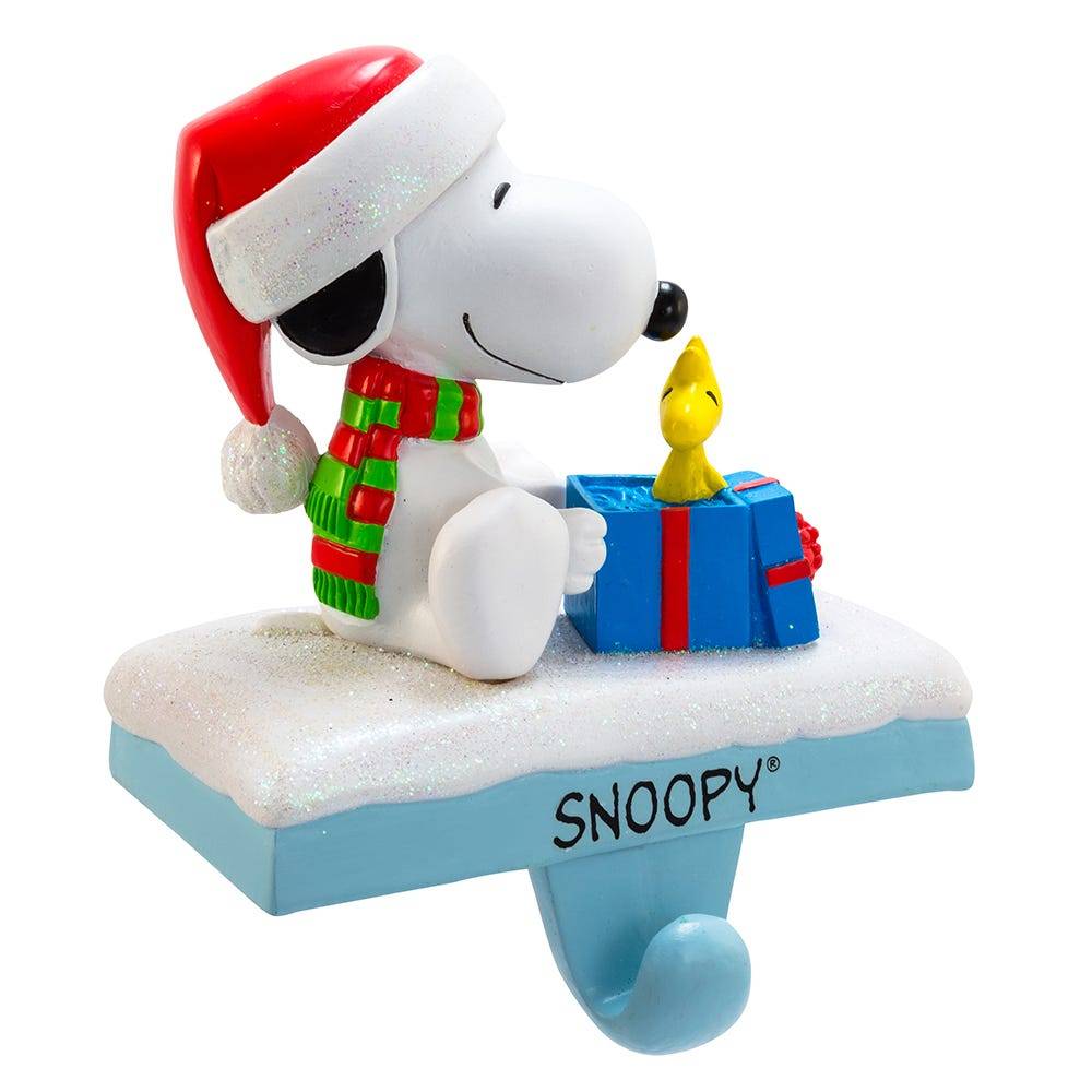 Kurt Adler 4.6-Inch Snoopy and Woodstock Stocking Holder