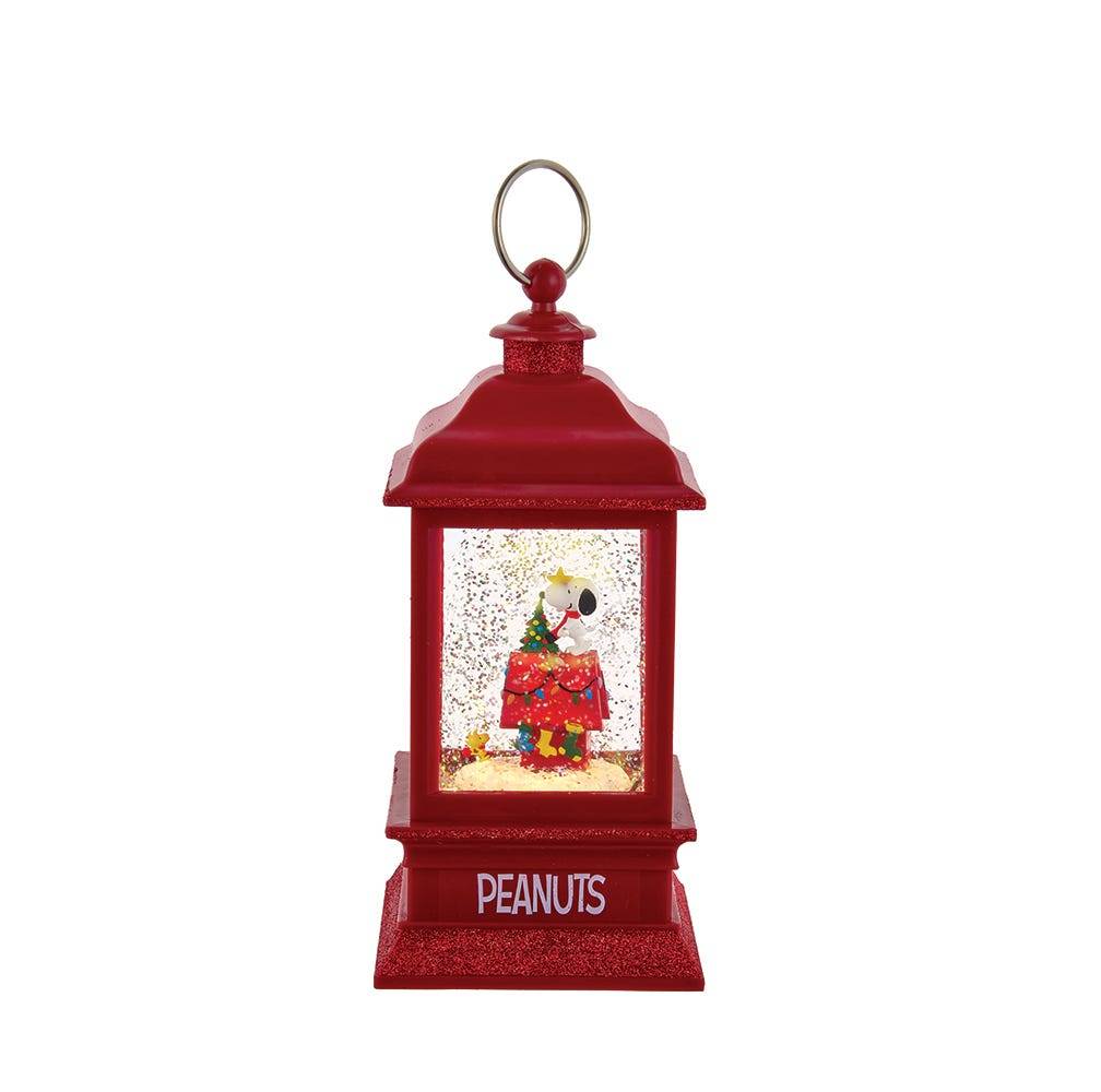 Kurt Adler 9-Inch Battery-Operated Peanuts Lit Musical Water Lantern