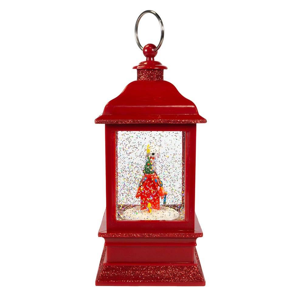 Kurt Adler 9-Inch Battery-Operated Peanuts Lit Musical Water Lantern