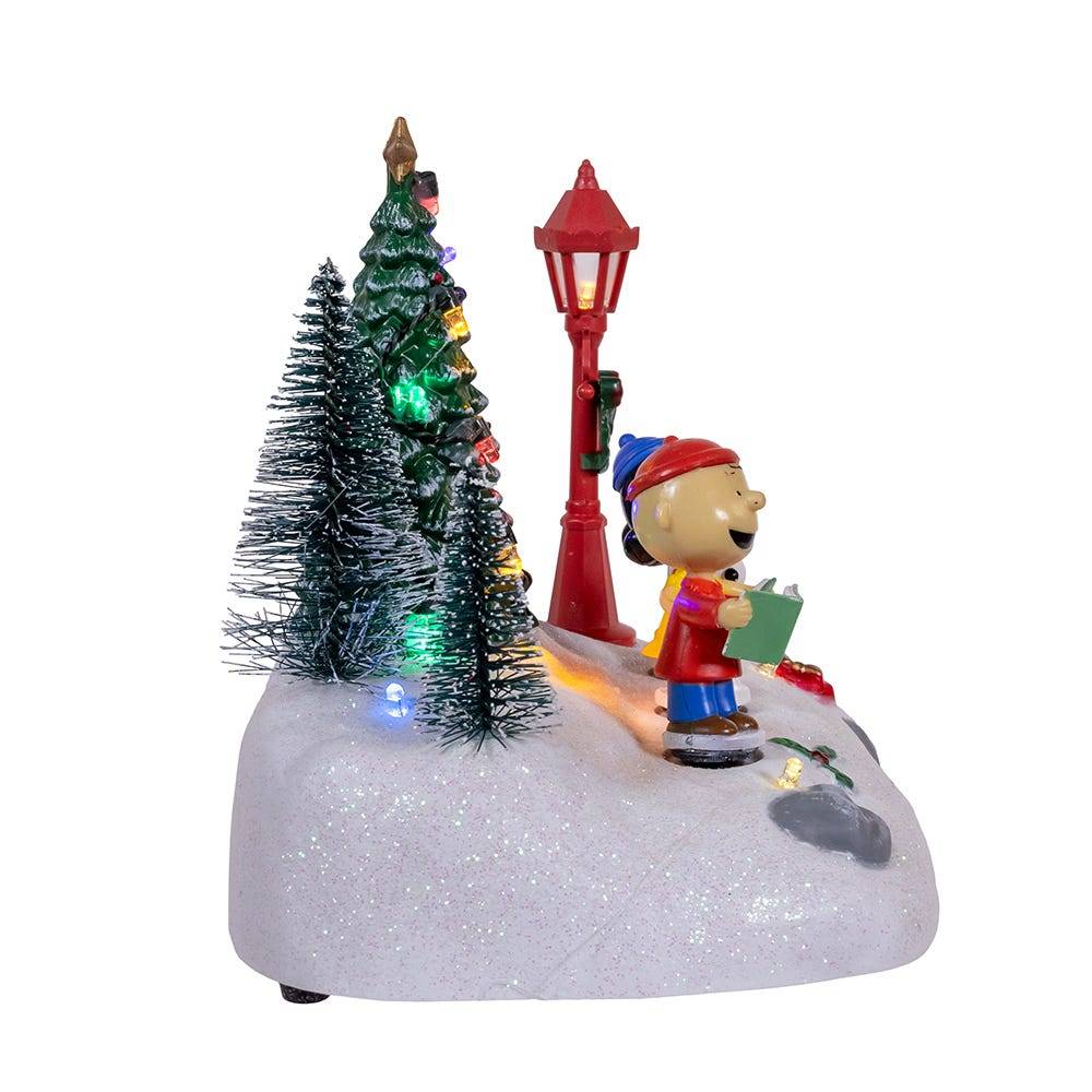 Kurt Adler 6-Inch Peanuts Battery-Operated Lighted Musical Carolers Table Piece