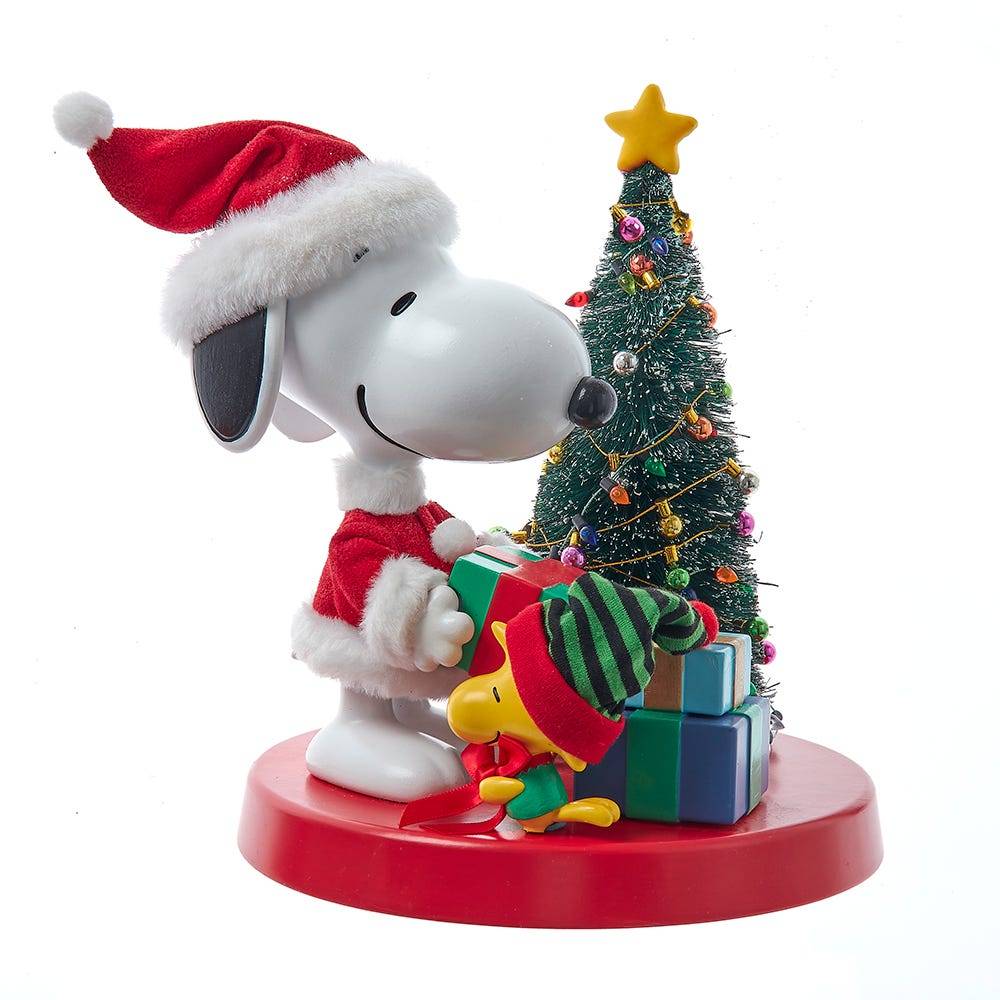 Kurt Adler 8-Inch Peanuts Snoopy and Woodstock Table Piece