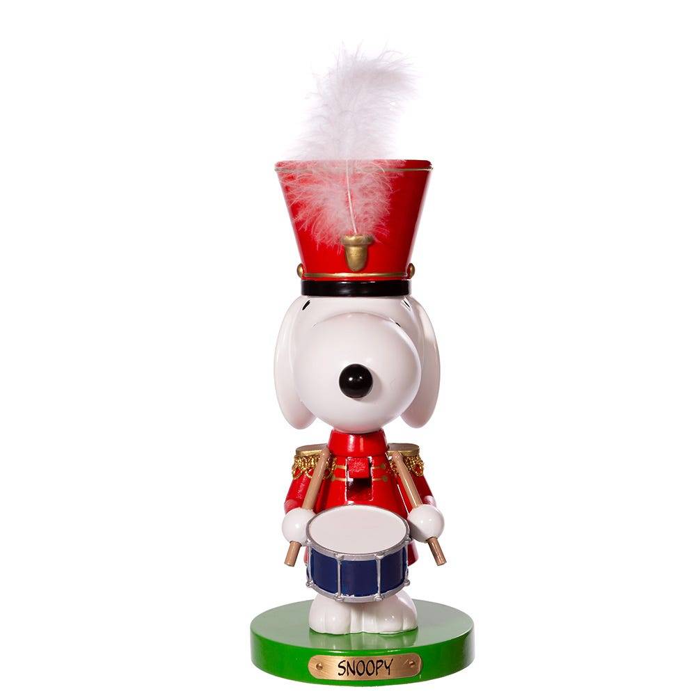 Kurt Adler 10-Inch Snoopy the Drummer Nutcracker