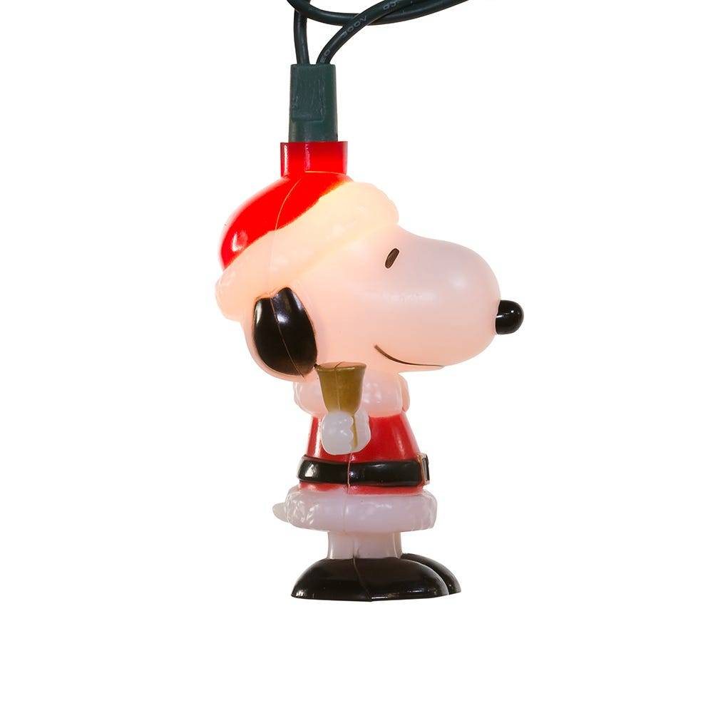 Kurt Adler UL 10-Light Santa Suit Snoopy Light Set