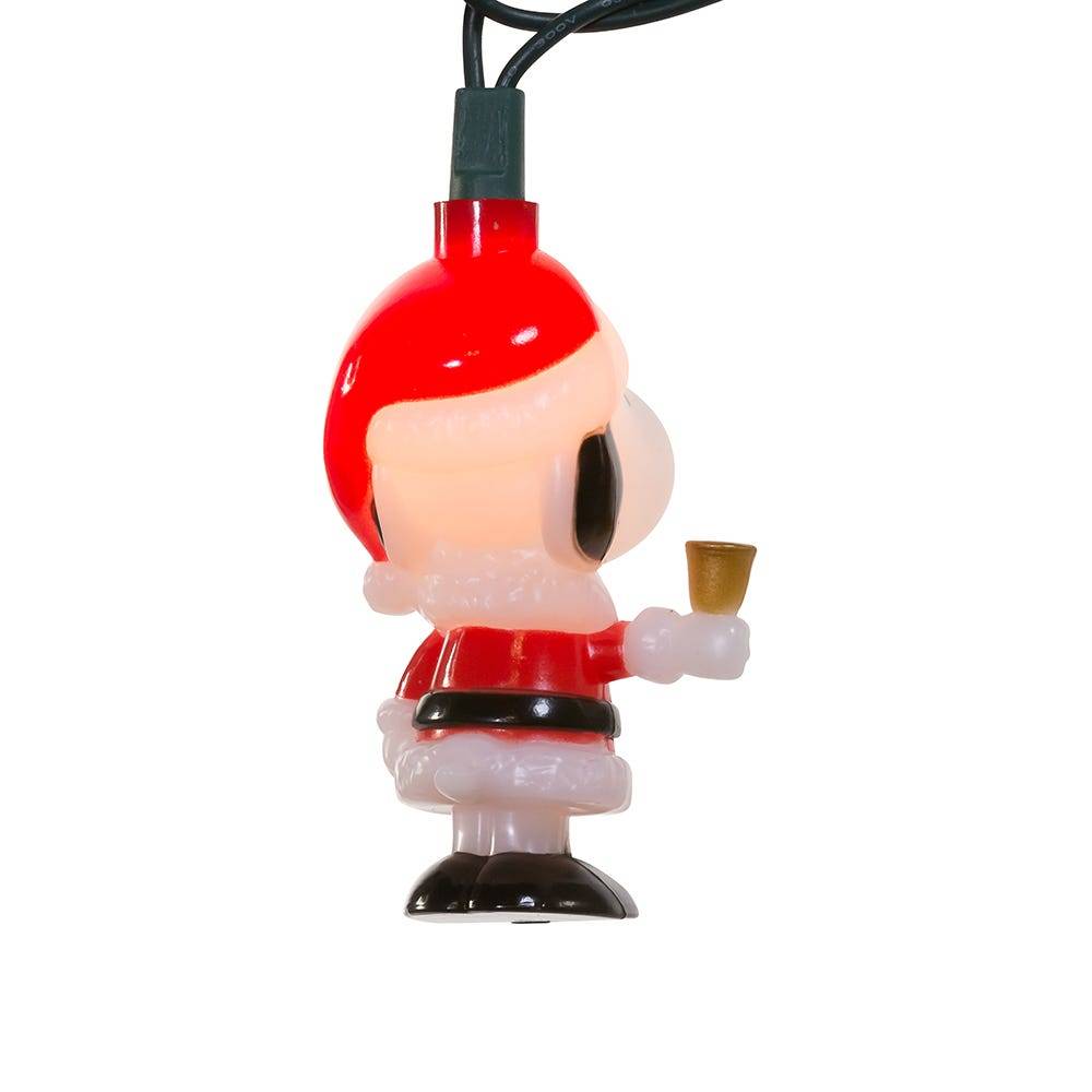 Kurt Adler UL 10-Light Santa Suit Snoopy Light Set