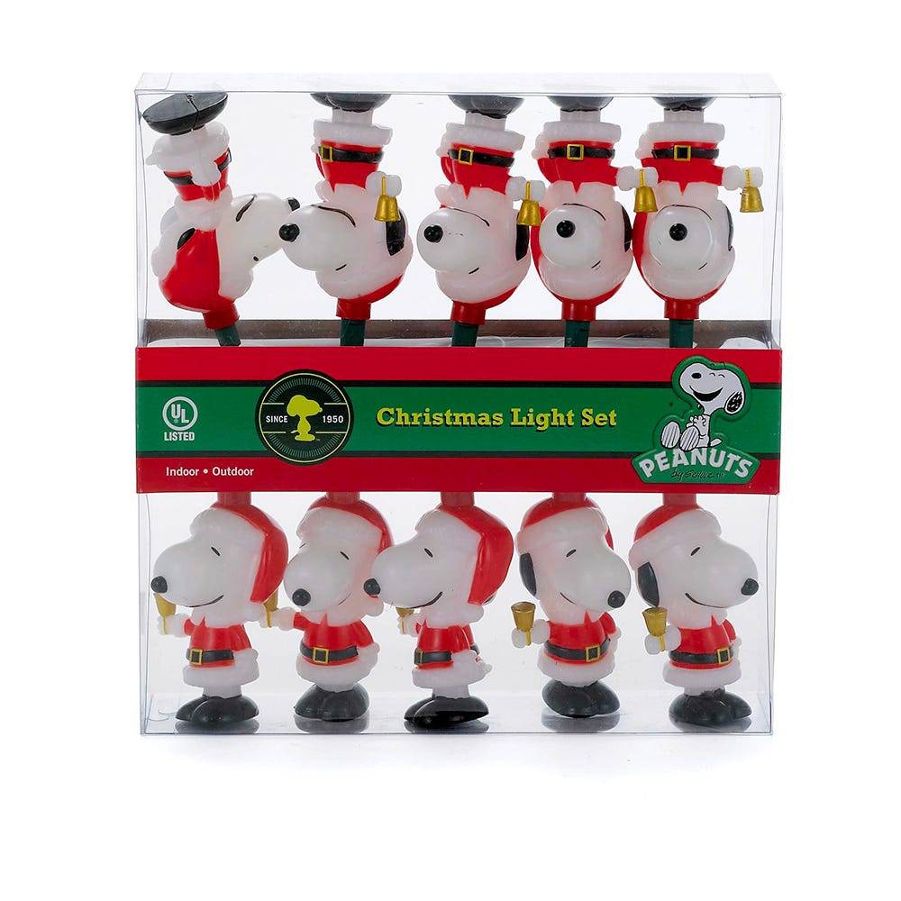 Kurt Adler UL 10-Light Santa Suit Snoopy Light Set