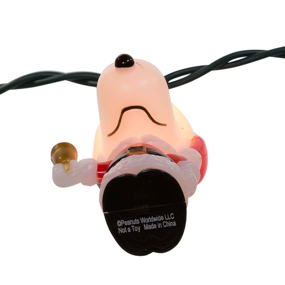 Kurt Adler UL 10-Light Santa Suit Snoopy Light Set