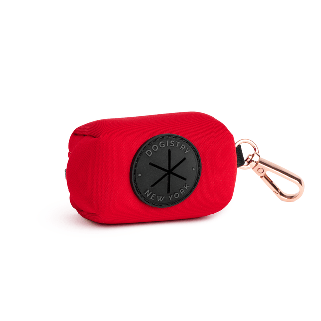 Poop Bag Holder - Iconic Red