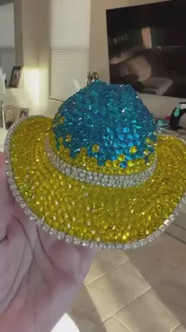 Crystal Cowboy Hat-Kaleidoscopic Cowboy