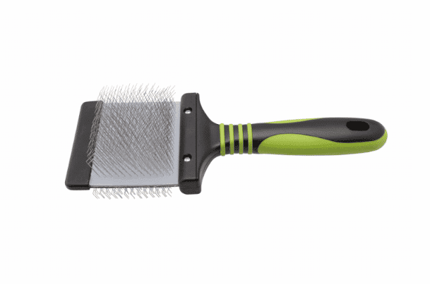 Finishing Green Slicker Brush - Soft by Dog Fashion Spa