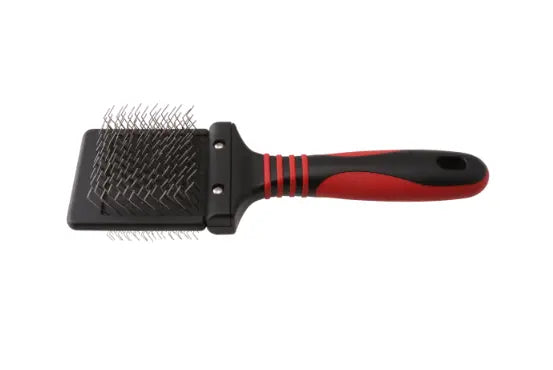 Dematting Red Slicker Brush - Pro Extra Firm by Dog Fashion Spa