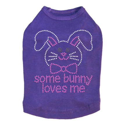 Some Bunny Loves Me (Pink) - Dog Tank