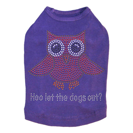 Pink Owl with Hoo Let the Dogs Out? - Dog Tank