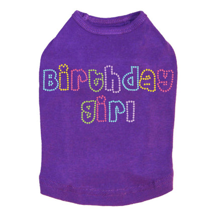 Birthday Girl (Multicolor) - Dog Tank