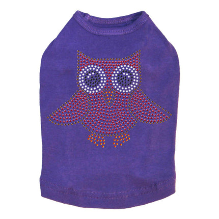 Pink Owl - Dog Tank