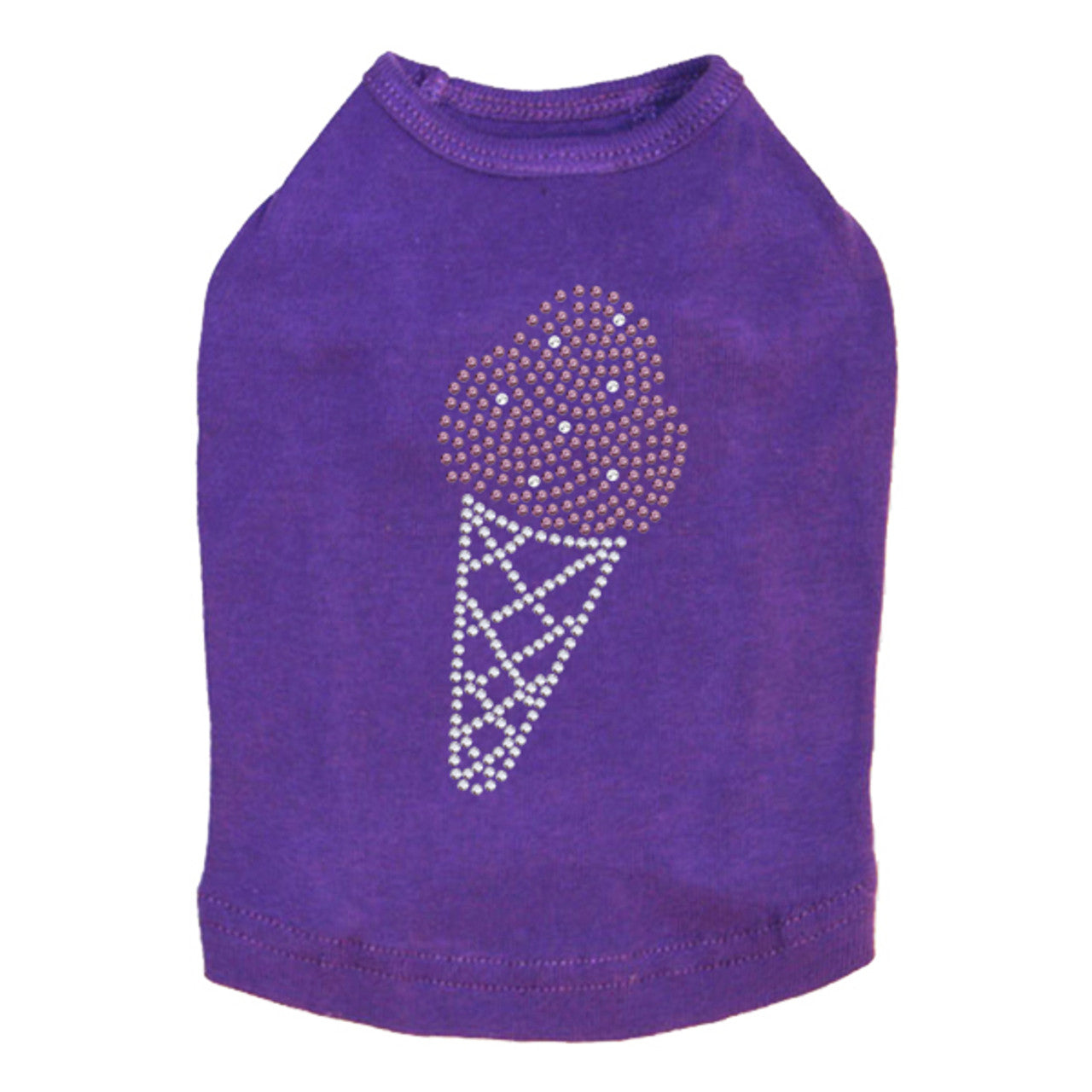 Ice Cream Cone - Dog Tank Purple