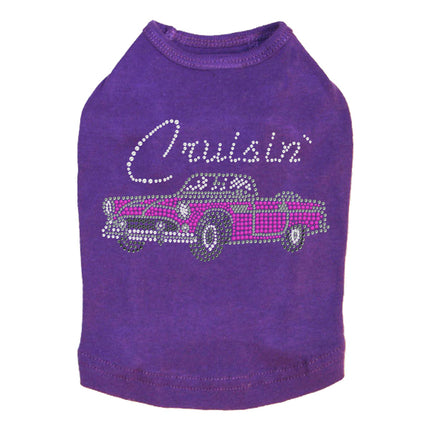 Cruisin Pink Convertible - Dog Tank