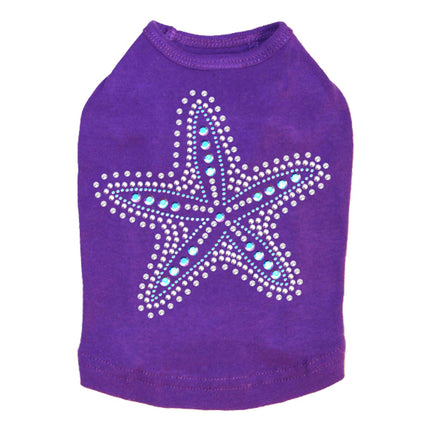 Iridescent AB Starfish - Dog Tank