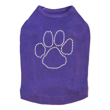 Paw (Silver Nailheads) - Dog Tank