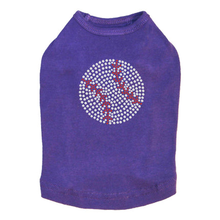 Baseball (Rhinestone) - Dog Tank