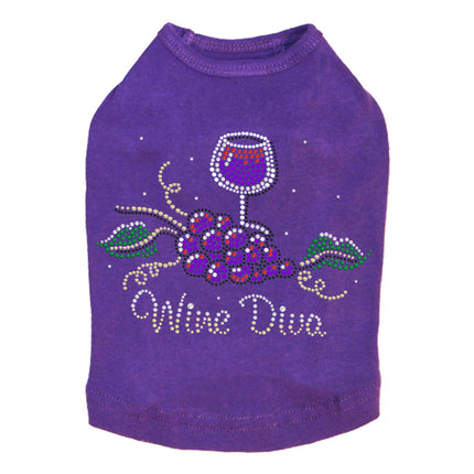 Wine Diva 2 - Dog Tank