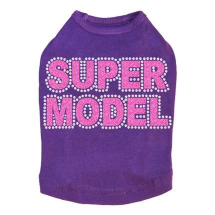 Super Model (Pink)- Dog Tank